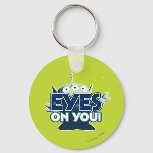 Alien Eyes on You Keychain