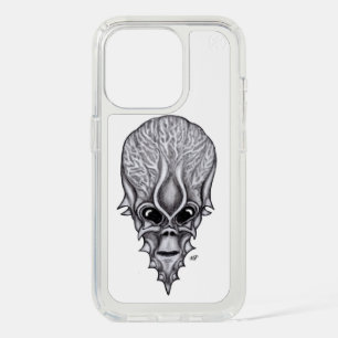 Alien Face , African Skull Facial Reconstruction iPhone 15 Pro Case