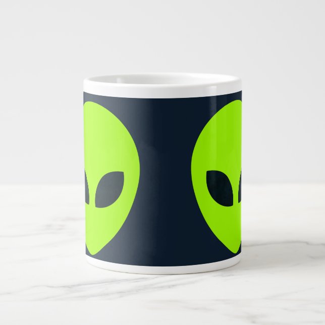 ALIEN FACE GIANT COFFEE MUG (Front)