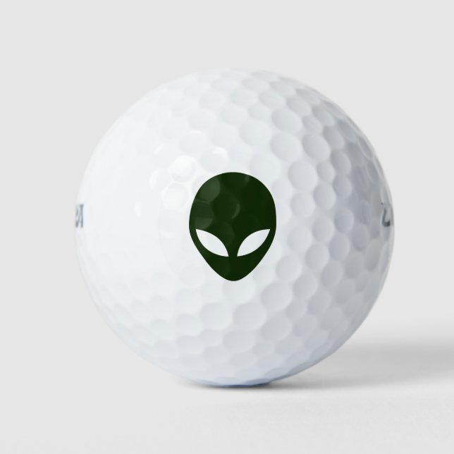 Alien Face Golf Balls (Front)