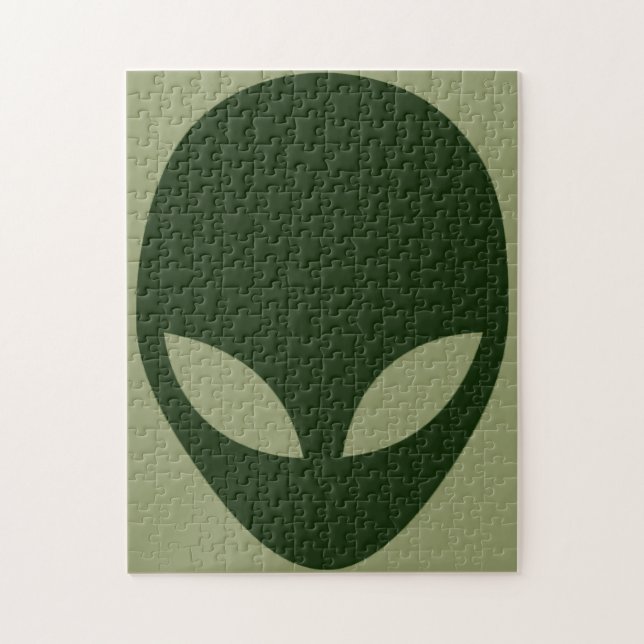 Alien Face Jigsaw Puzzle (Vertical)