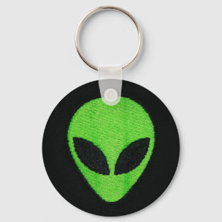 Alien face keychain