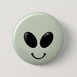 Alien Face.png Pinback Button