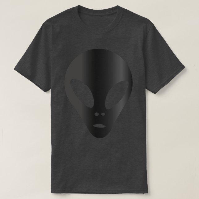 Alien Face - The Greys T-Shirt (Design Front)
