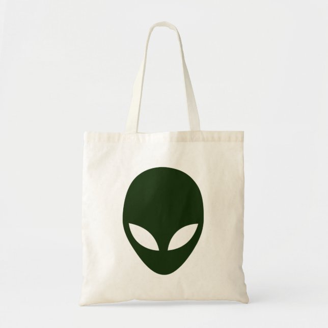 Alien Face Tote Bag (Front)