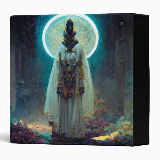 Alien Fae 2 Fantasy Sci-Fi 3 Ring Binder (Back/Spine)