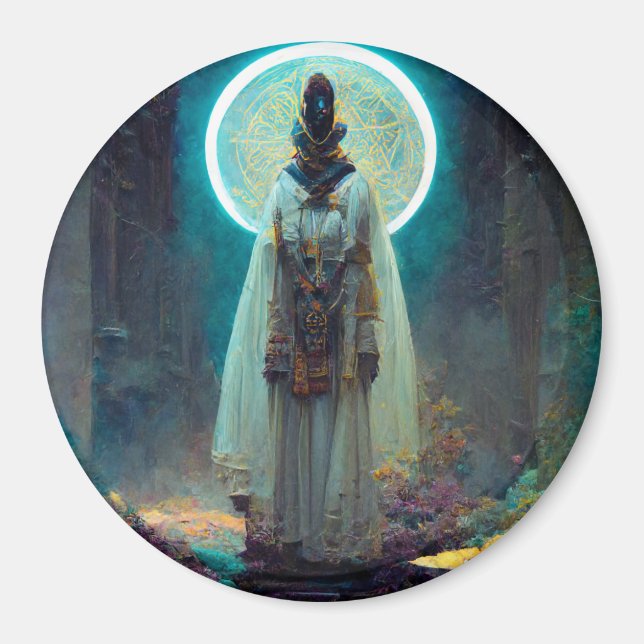 Alien Fae 2 Fantasy Sci-Fi Magnet (Front)