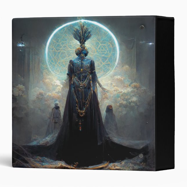 Alien Fae 3 Fantasy Sci-Fi 3 Ring Binder (Back/Spine)