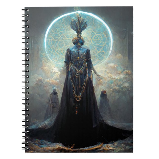 Alien Fae 3 Fantasy Sci-Fi Notebook (Front)