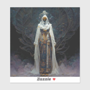 Alien Fae Fantasy Sci-Fi Sticker