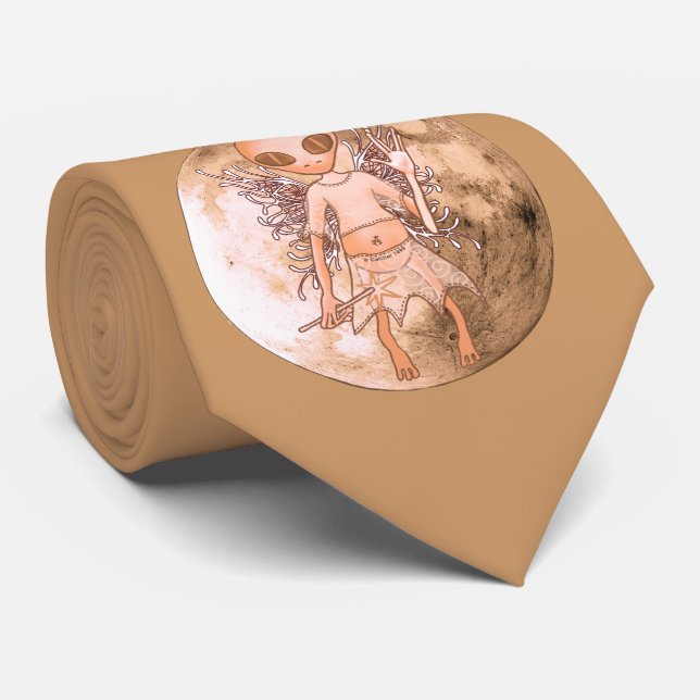 Alien Fairy mens tie (Rolled)