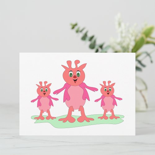 Alien Family Invitations