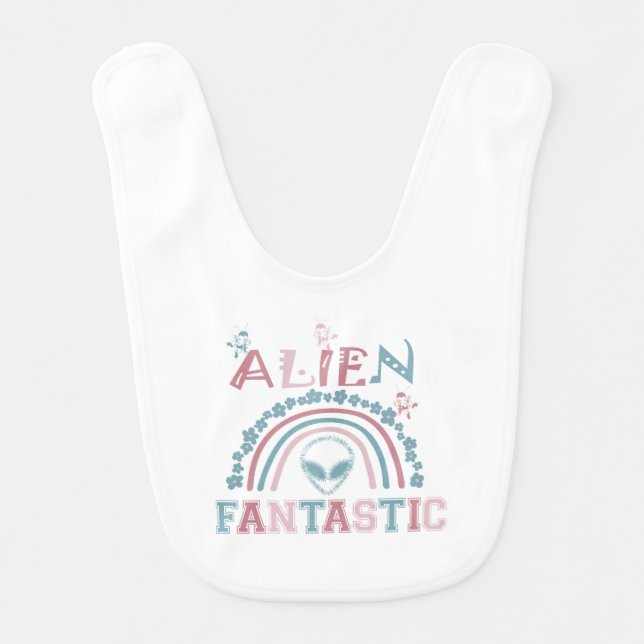ALIEN FANTASTIC BABY BIB (Front)