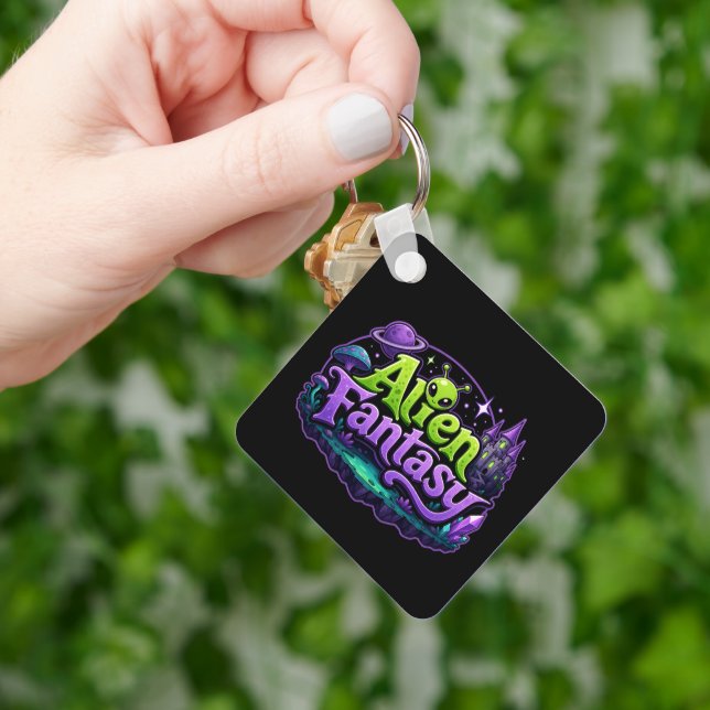 Alien Fantasy Lovers Keychain (Hand)