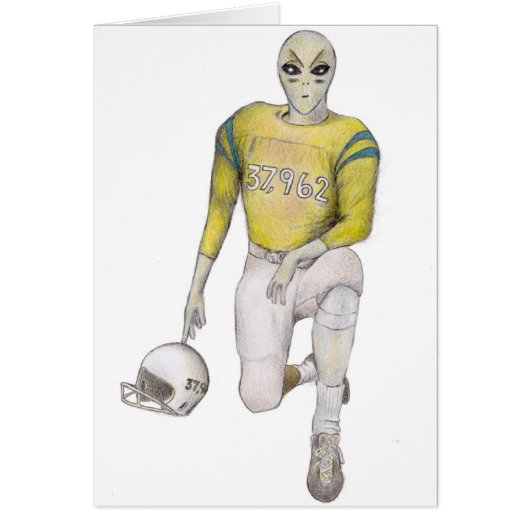 Alien Football Player Cards (Front)