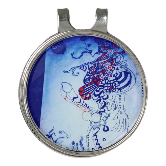 alien for real  golf hat clip (Front)