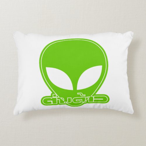 Alien Foreigner Tang Dao  Thai Language Script Accent Pillow