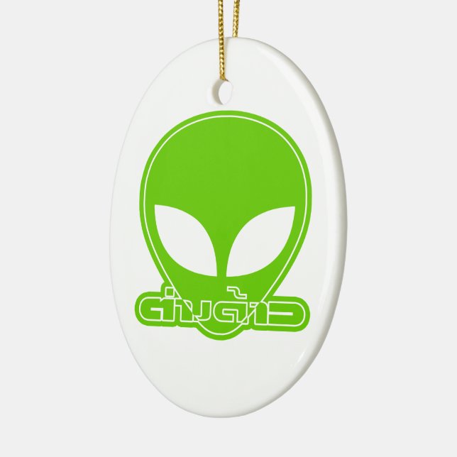 Alien [Foreigner] Tang Dao ★ Thai Language Script Ceramic Ornament (Left)