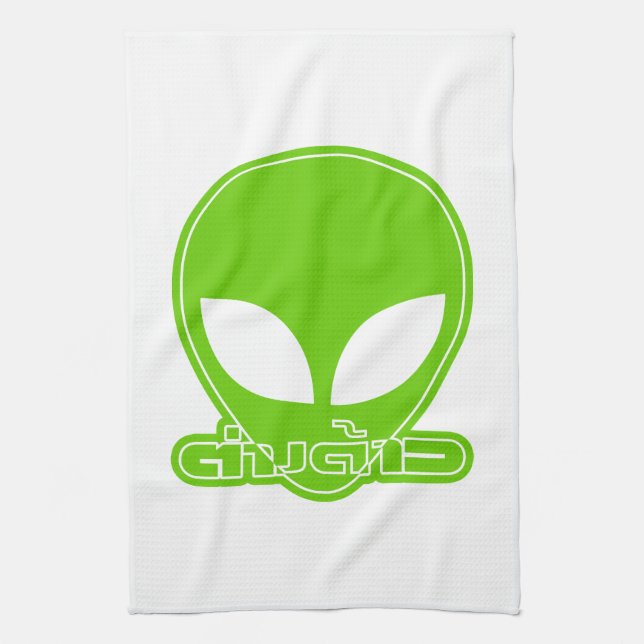 Alien [Foreigner] Tang Dao ★ Thai Language Script Kitchen Towel (Vertical)