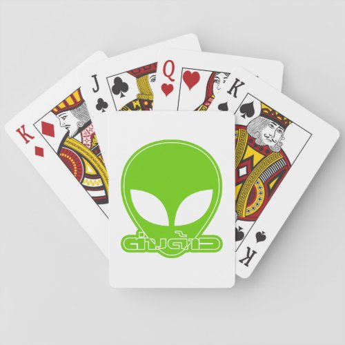 Alien Foreigner Tang Dao  Thai Language Script Poker Cards