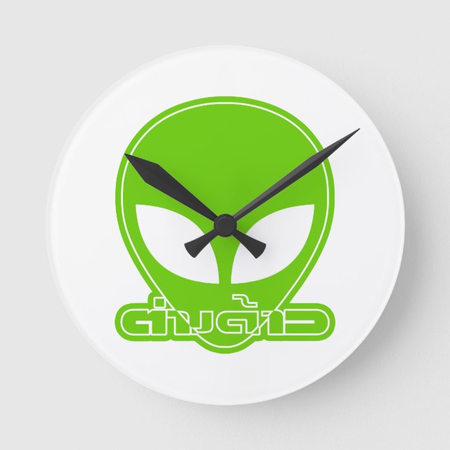 Alien [Foreigner] Tang Dao ★ Thai Language Script Round Clock (Front)