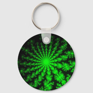 Alien Fractal Burst Keychain