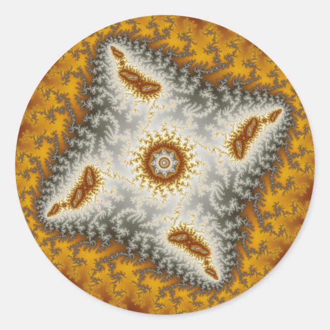 Alien - Fractal Sticker (Front)