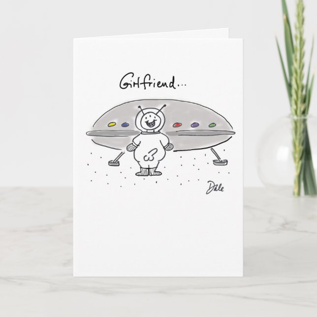Alien Friendship Card (Front)