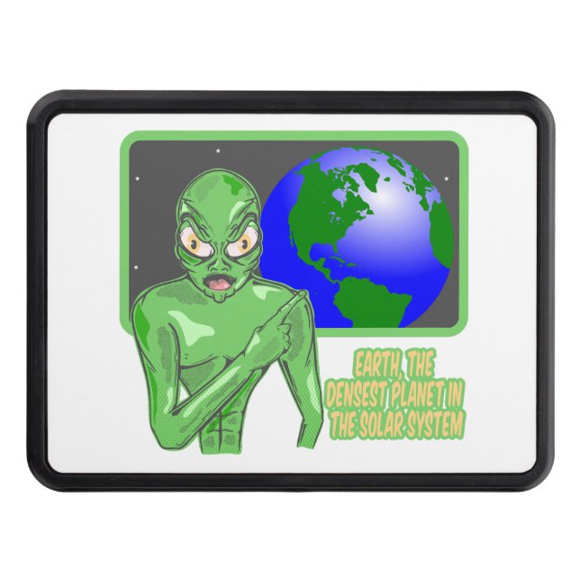 Alien Funny Earth Review Hitch Cover (Front)