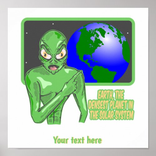 Alien Funny Earth Review Poster