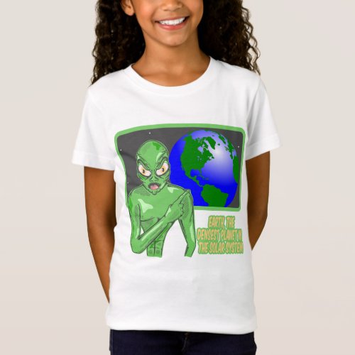 Alien Funny Earth Review T_Shirt