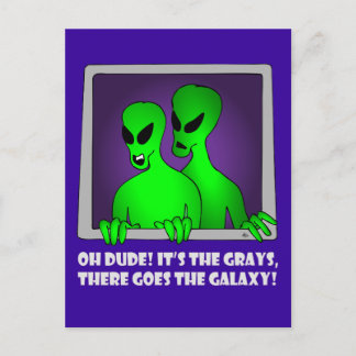 ALIEN GALAXY-5 POSTCARD