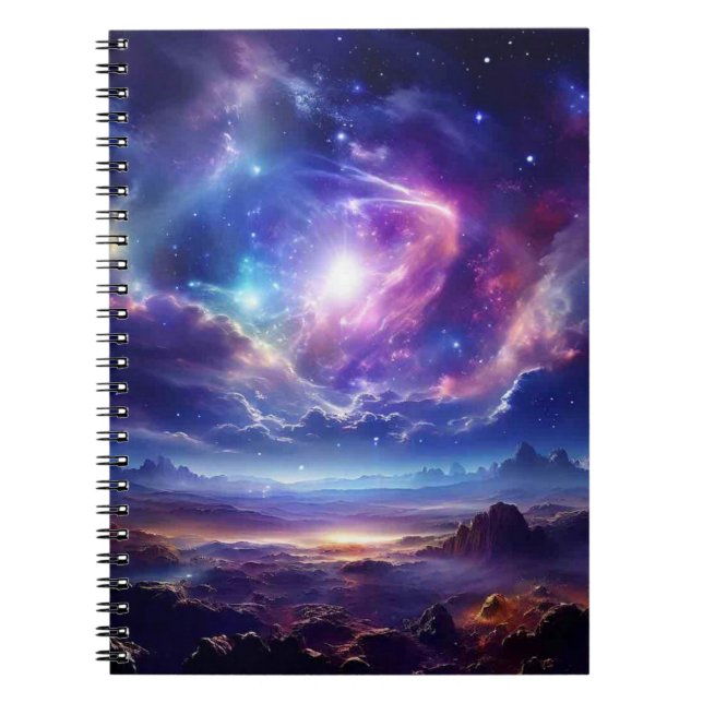 Alien Galaxy  Notebook (Front)