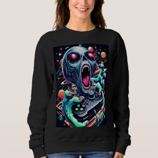 Alien gamer sweatshirt