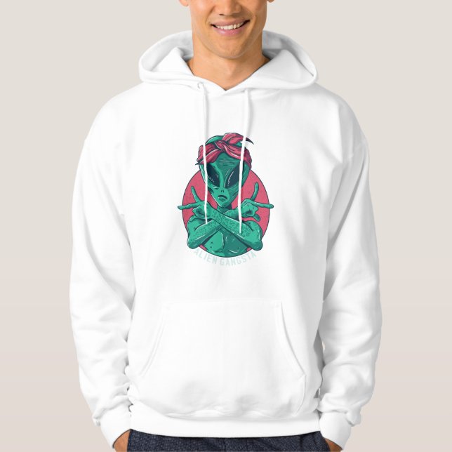 Alien Gangsta Hoodie (Front)
