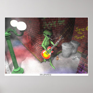 Alien Got the Blues Poster