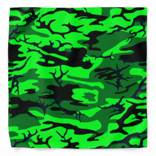 Alien Green Camo Bandana