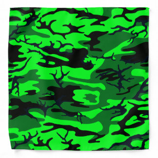 Alien Green Camo Bandana