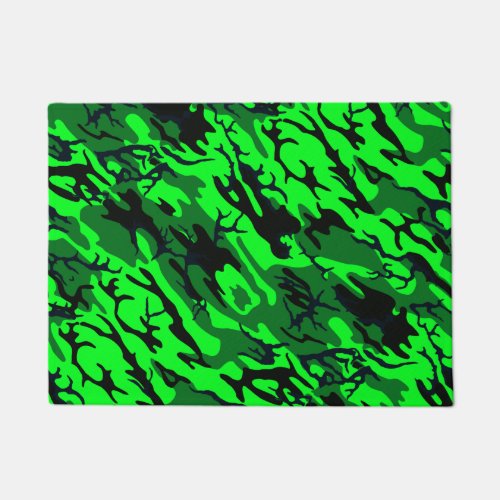Alien Green Camo Doormat