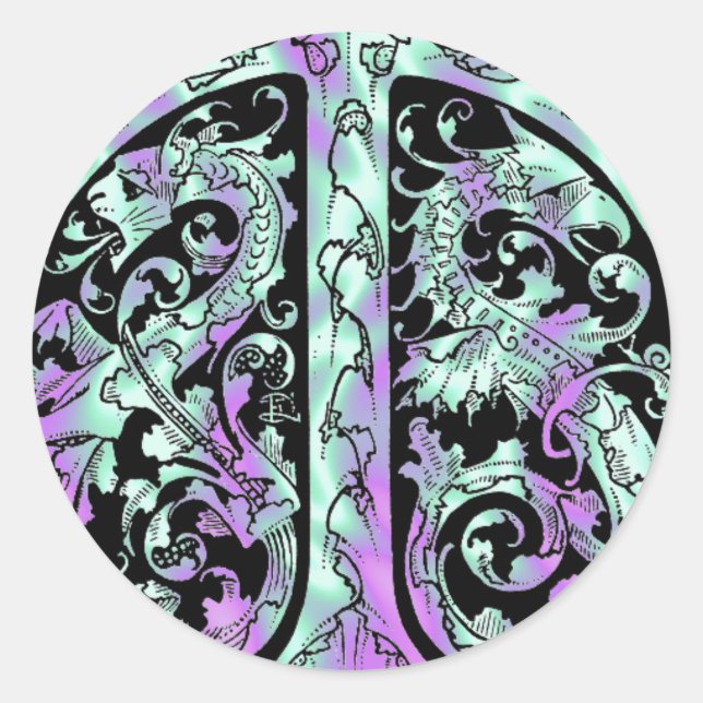 Alien Green, Dragon Sticker (Front)
