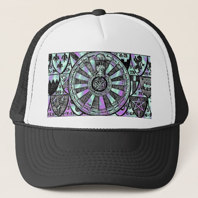 Alien Green, King Arthur-Knights-Table Hat (Front)