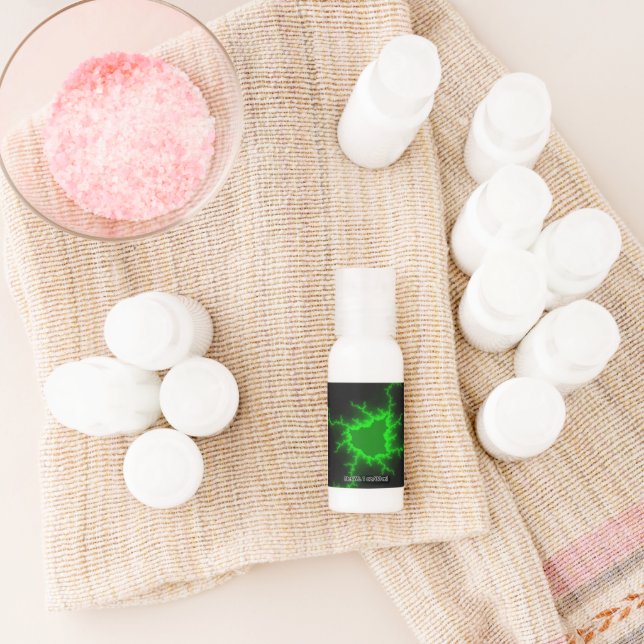 Alien Green Lightning Strikes in Pitch Black Hand Lotion (Laydown)