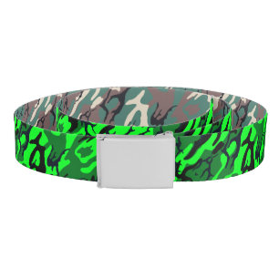 Alien Green - Woodland Camo Belt