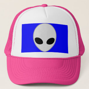 alien grey trucker hat