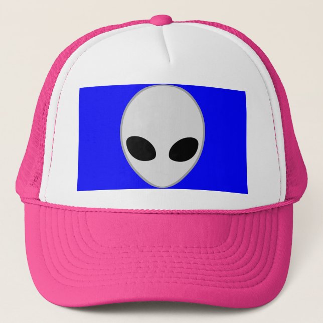 alien grey trucker hat (Front)