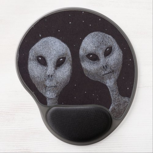 Alien Greys Gel Mouse Pad