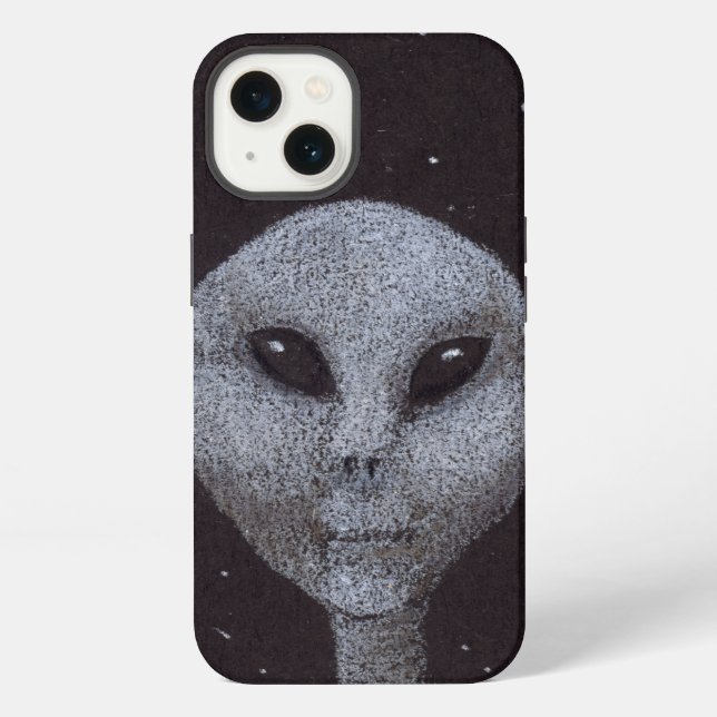 Alien Greys Iphone Case (Back)