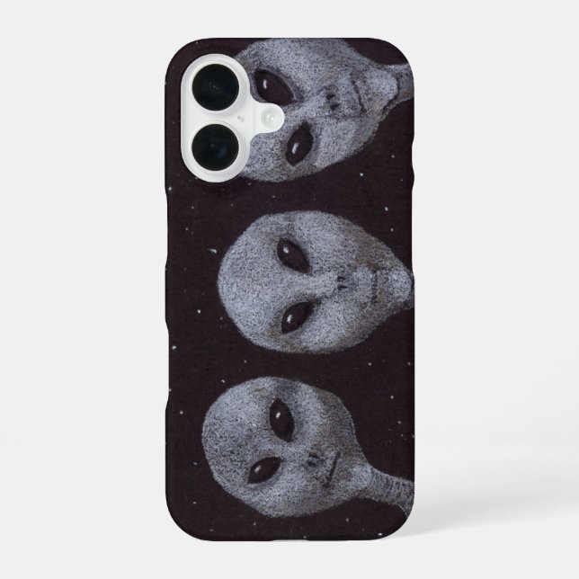 Alien Greys Iphone Case (Back)