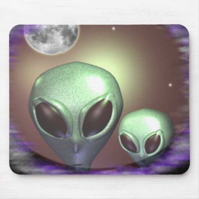 Alien greys mouse pad (Front)