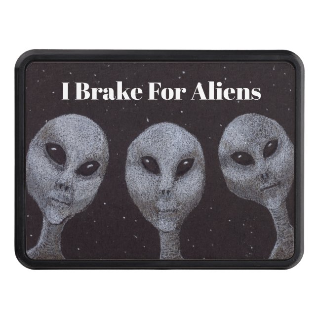 Alien Greys Tow Hitch Cover (Front)